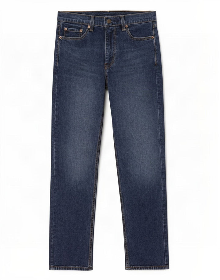 Levi's Herren 505 Regular Fit Straight Jeans W30 L32 Marineblau Baumwolle