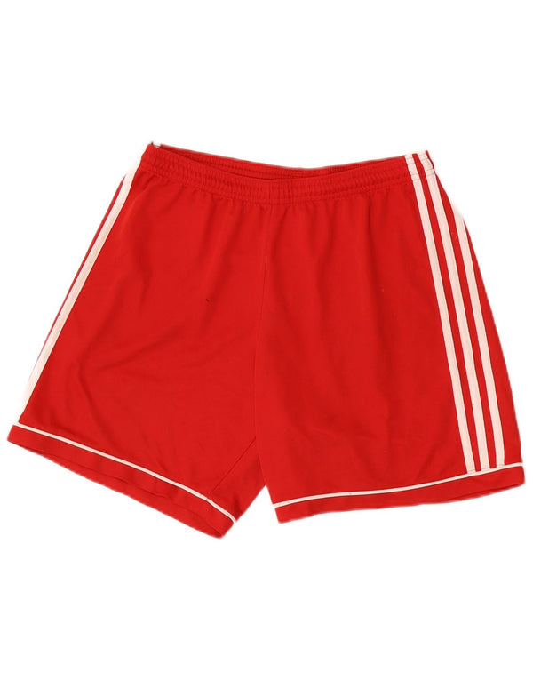 Adidas Herren Grafik Regular Sport Shorts Mittelrot Polyester Sport