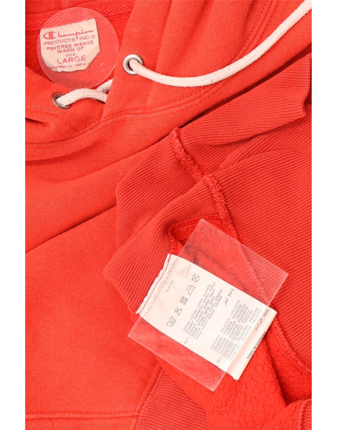 Champion Herren-Kapuzenpullover, groß, orange, Baumwolle