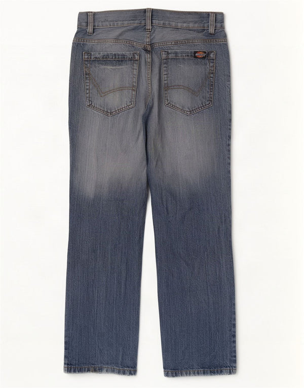 Dickies Herren Straight Jeans W33 L32 Blaue Baumwolle