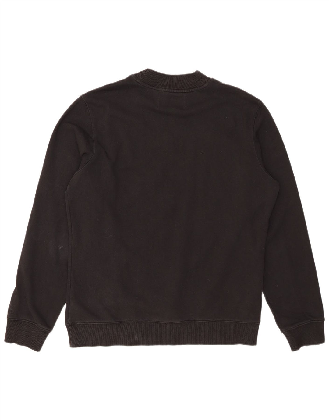 CALVIN KLEIN JEANS Damen Grafik-Sweatshirt-Pullover UK 16 Large Schwarz