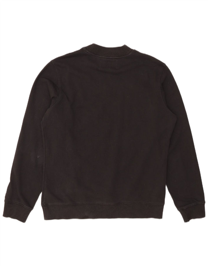 CALVIN KLEIN JEANS Damen Grafik-Sweatshirt-Pullover UK 16 Large Schwarz