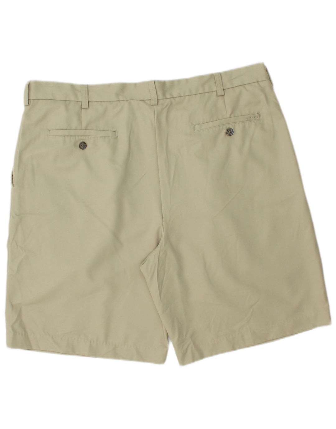 IZOD Herren Pegged Chino Shorts W38 XL Beige Polyester
