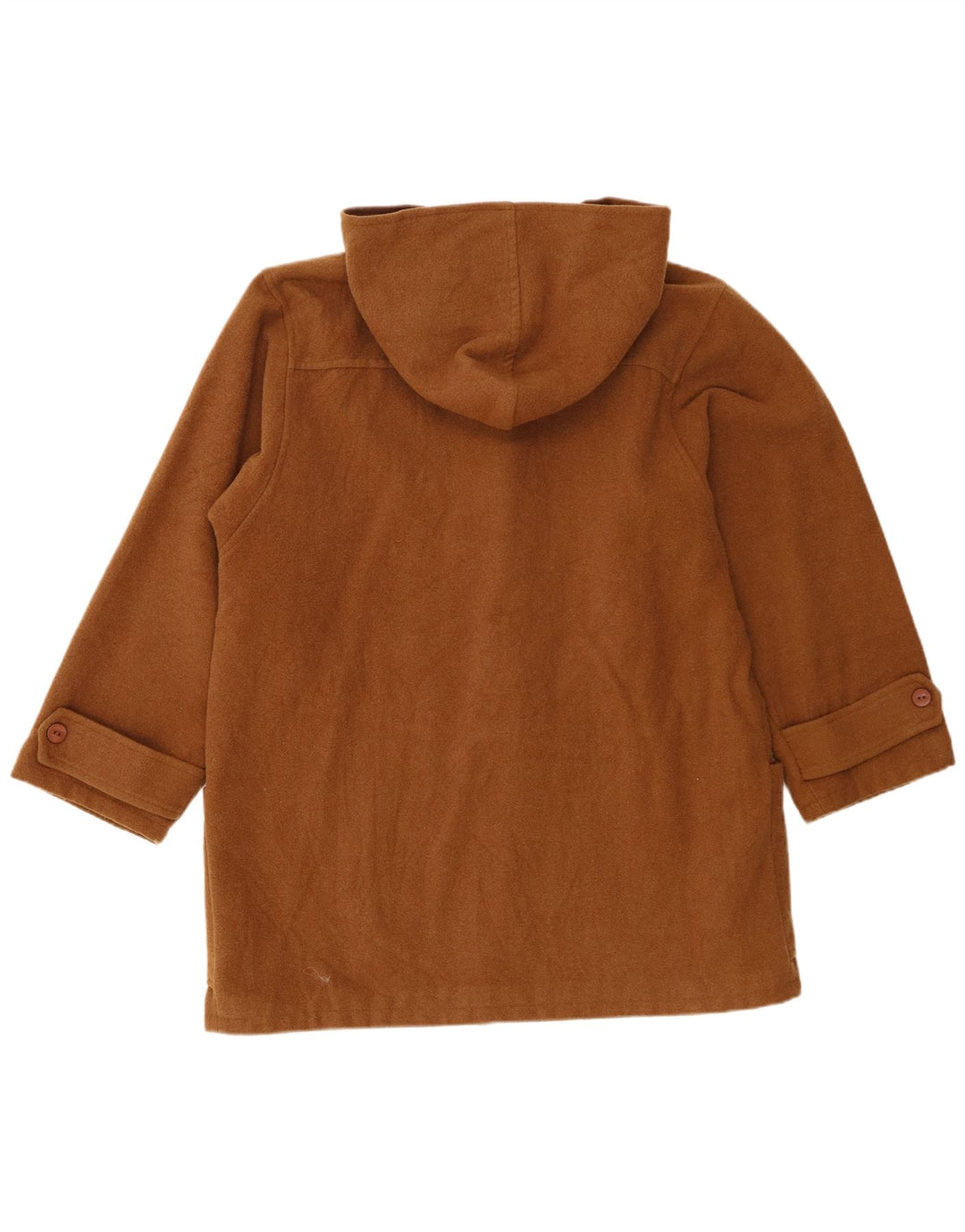 Vintage Damen Kapuzen-Dufflecoat UK 14 Large Braun