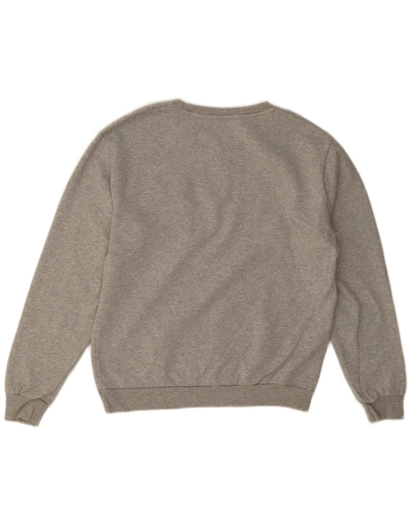 Zara Herren-Sweatshirt-Pullover, großes grau geflecktes Herz