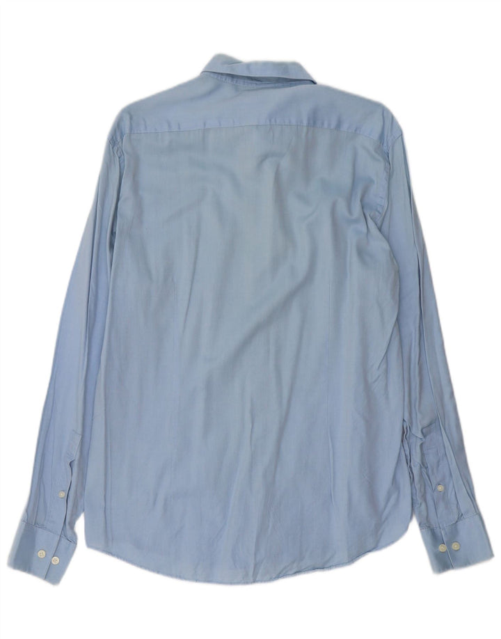 CALVIN KLEIN Herren Slim Fit Hemd Größe 41 16 Large Blau