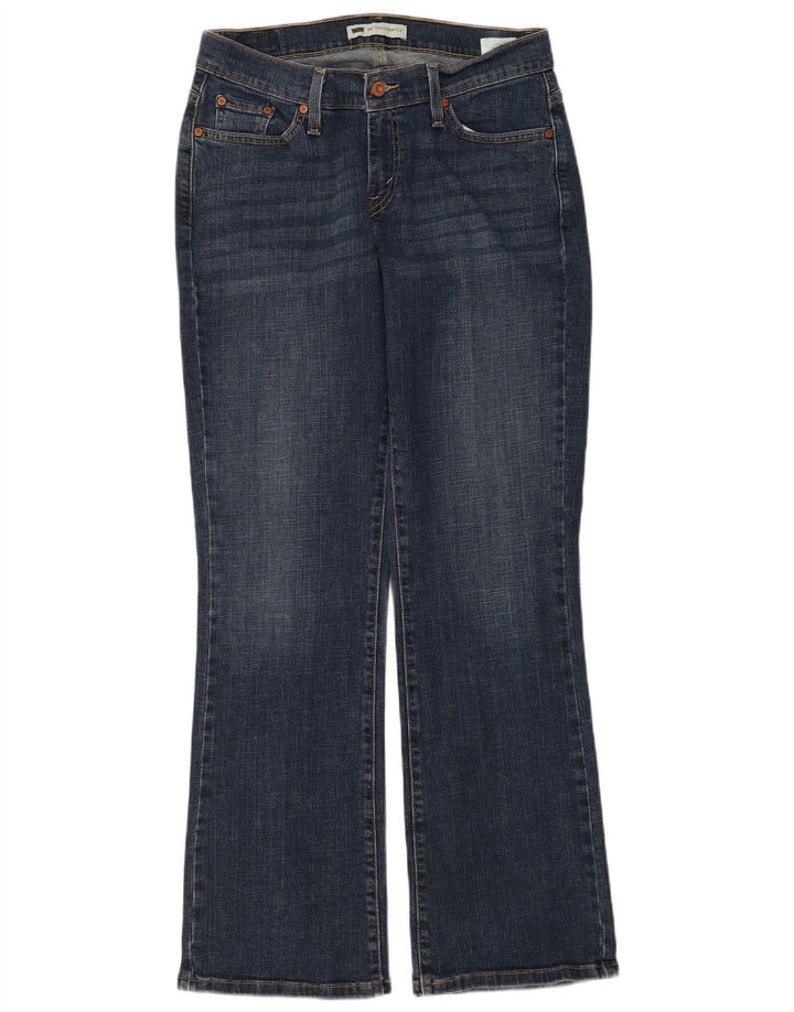 Levi's Damen 529 Curvy Bootcut Jeans W31 L32 Blaue Baumwolle