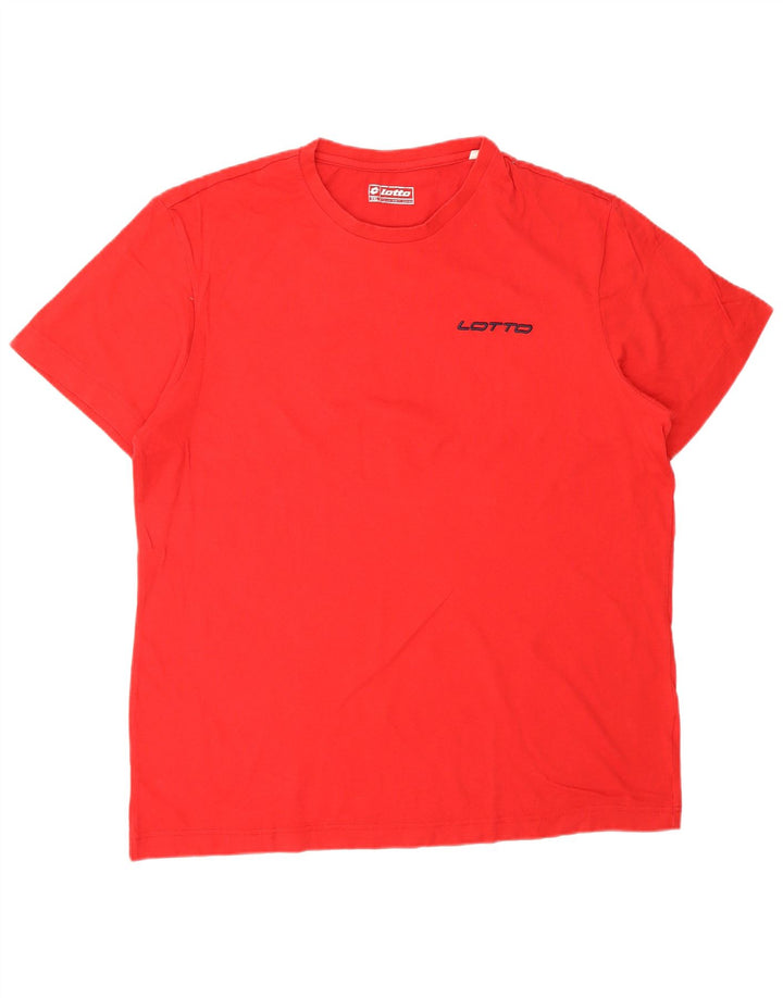 LOTTO Herren T-Shirt Top 2XL Rot Synthetik