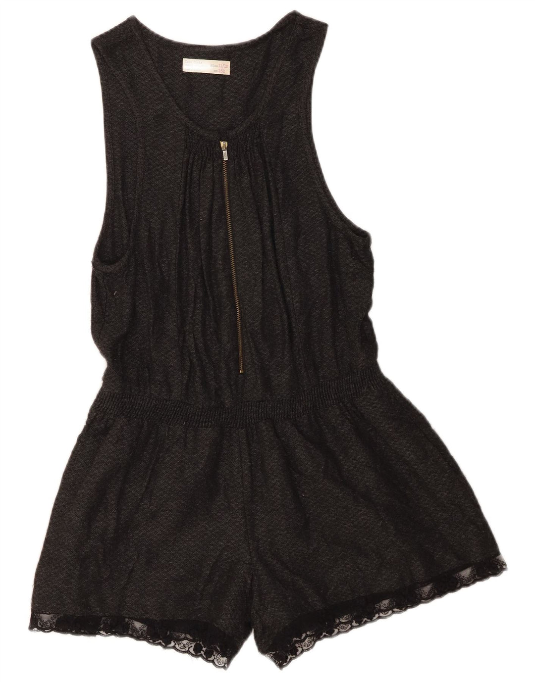Ärmelloser Playsuit für Mädchen von Zara, 11–12 Jahre, Schwarz