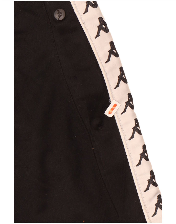 Kappa Herren-Trainingshose mit Grafik, Mittelschwarz, Farbblock