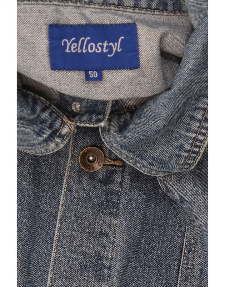Vintage Herren Jeansjacke IT 50 Large Blau