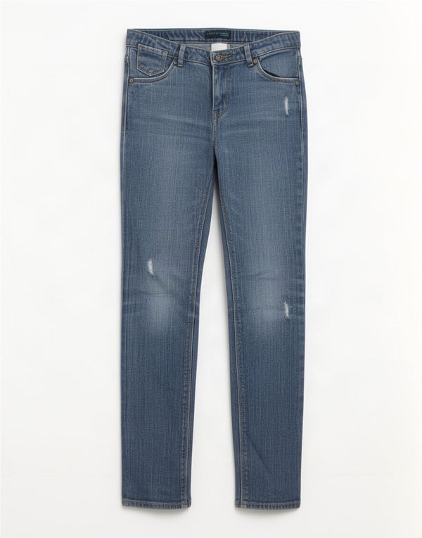 Levi's Distressed Skinny Jeans für Mädchen, 9–10 Jahre, W24 L28, blaue Baumwolle