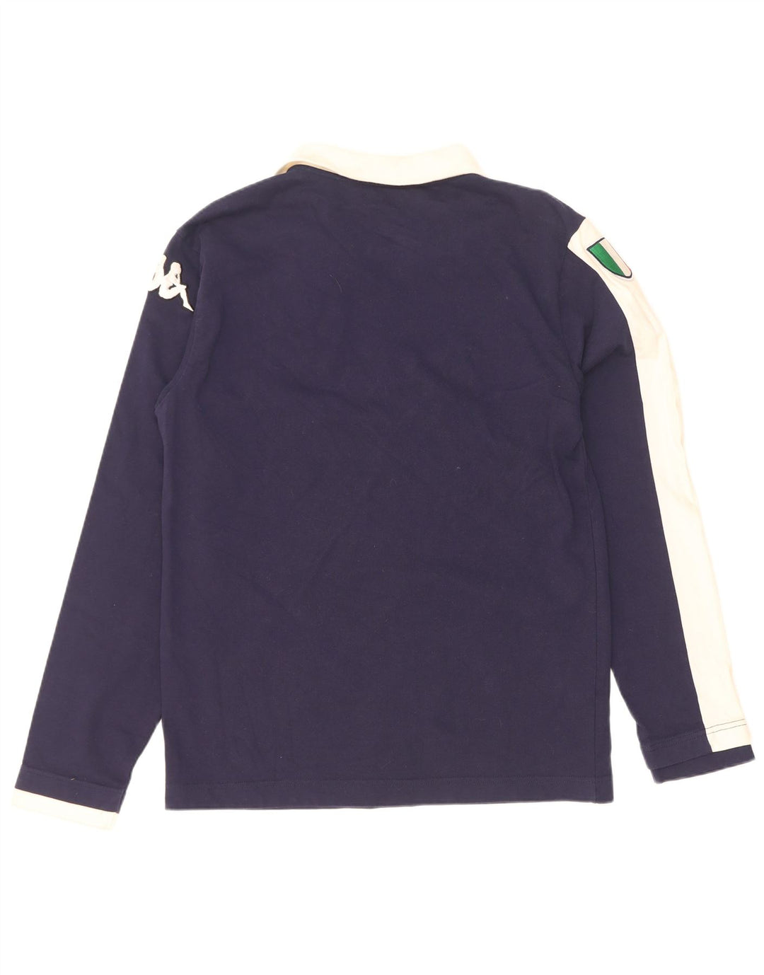 Kappa Herren-Rugby-Poloshirt mit Grafik, mittelgroß, Marineblau, Farbblock