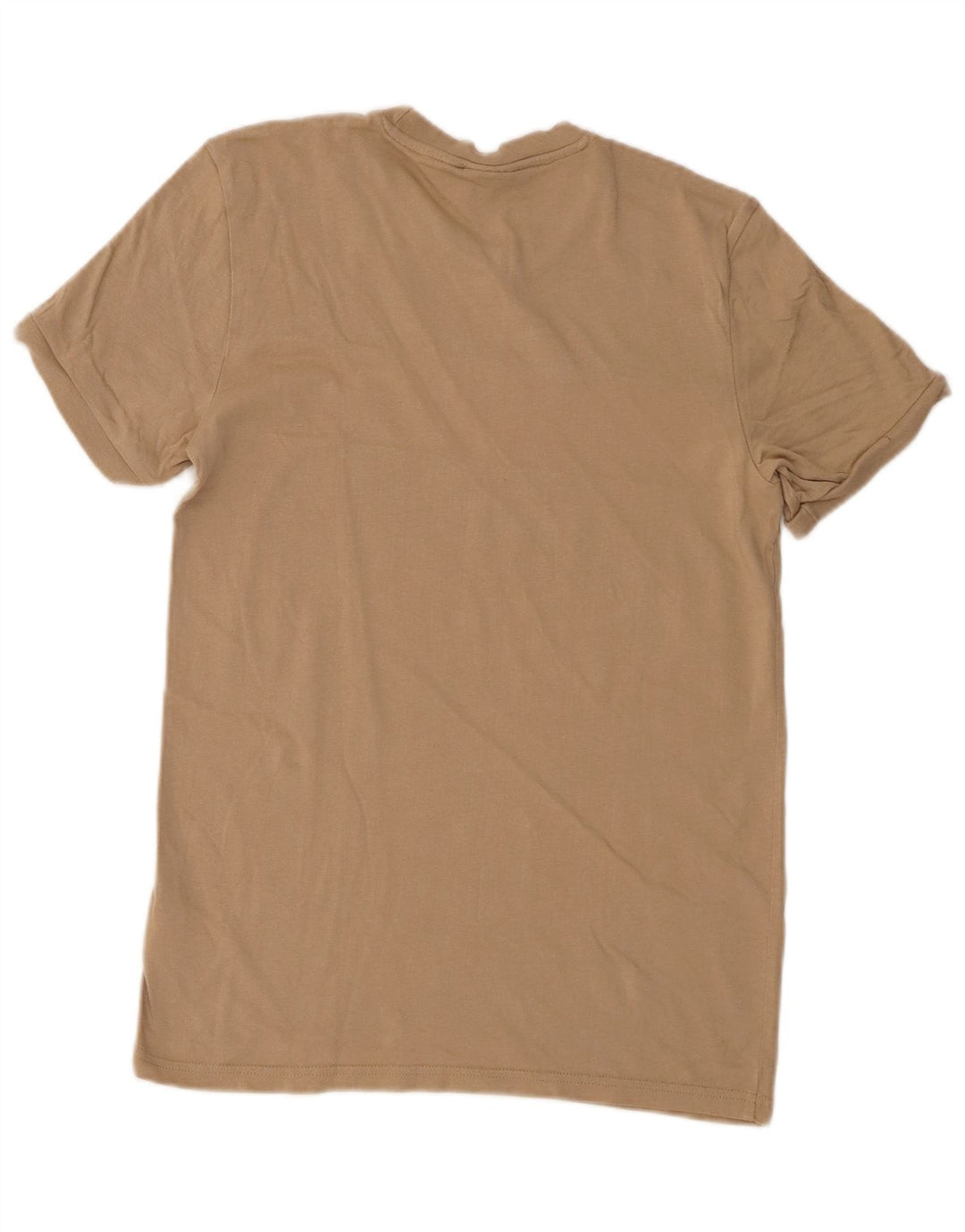 Adidas Herren T-Shirt Top Small Beige Colourblock Baumwolle