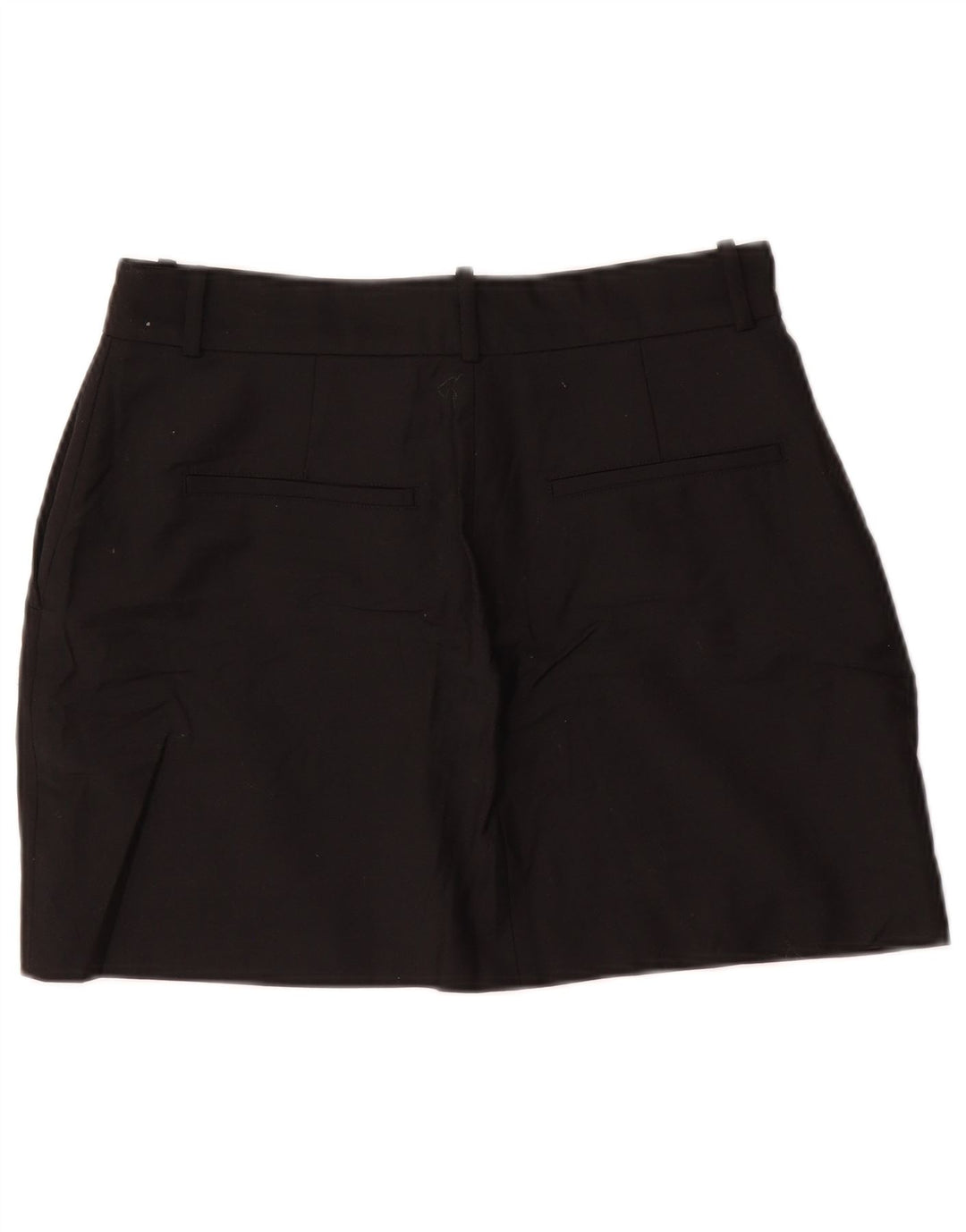 ZARA Damen Minirock Medium W28 Schwarz Polyester