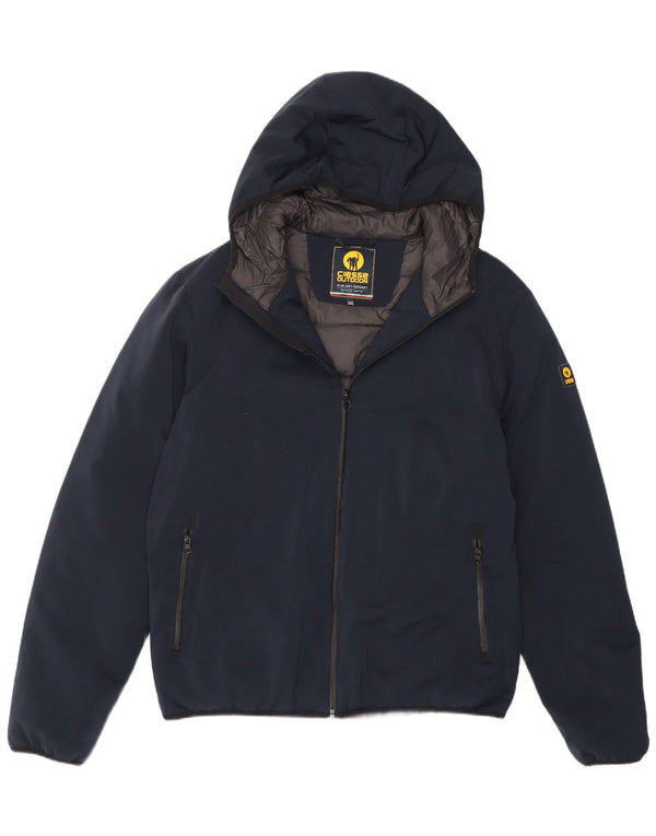 Ciesse Piumini Herren-Jacke mit Kapuze, gepolstert, UK 44, 2XL, Marineblau, Polyester
