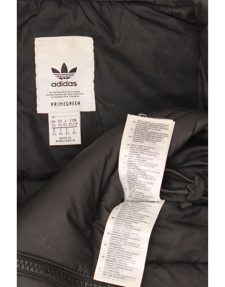 Adidas Herren Loose Fit Wattierte Jacke UK 34 XS Schwarz Polyester