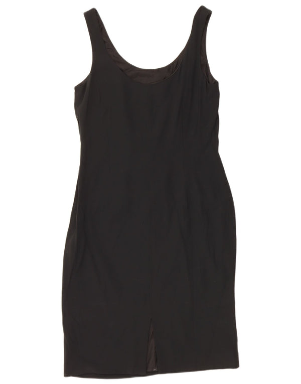 Ärmelloses Etuikleid für Damen von Seventy IT 40 Small Schwarze Viskose
