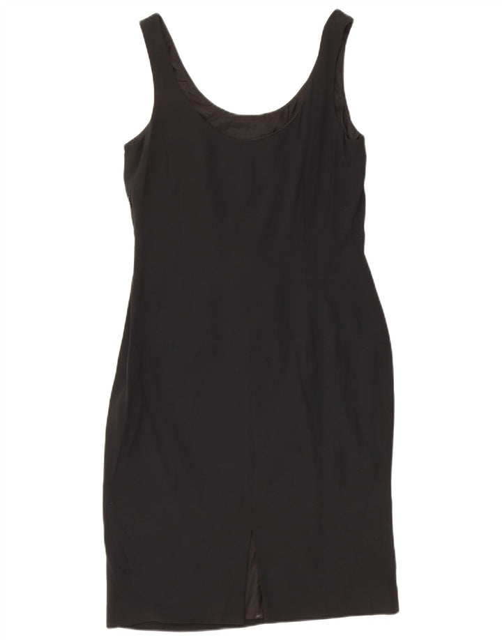 Ärmelloses Etuikleid für Damen von Seventy IT 40 Small Schwarze Viskose