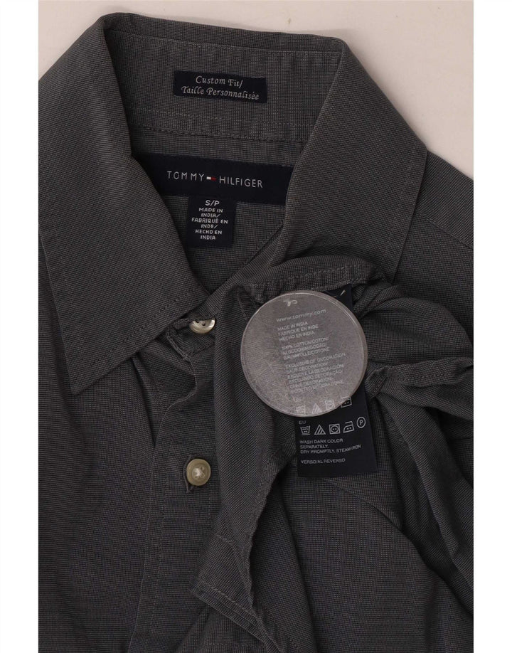 Tommy Hilfiger Herren-Hemd mit individueller Passform, Größe S, marineblau, Baumwolle