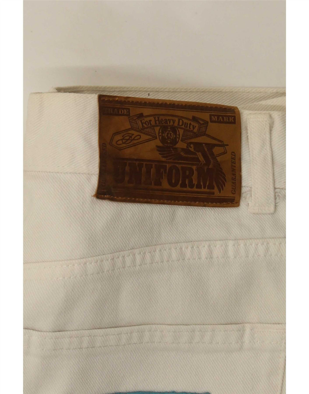 Uniform Damen Straight Jeans W28 L26 Weiß