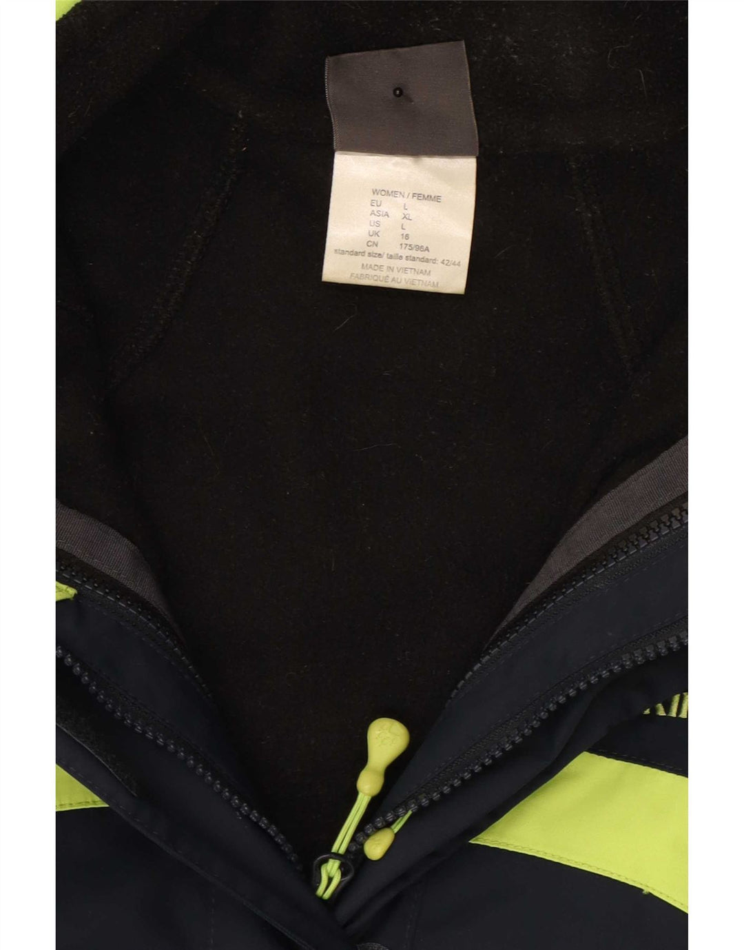Jack Wolfskin Damen Windjacke UK 16 Large Marineblau Farbblock