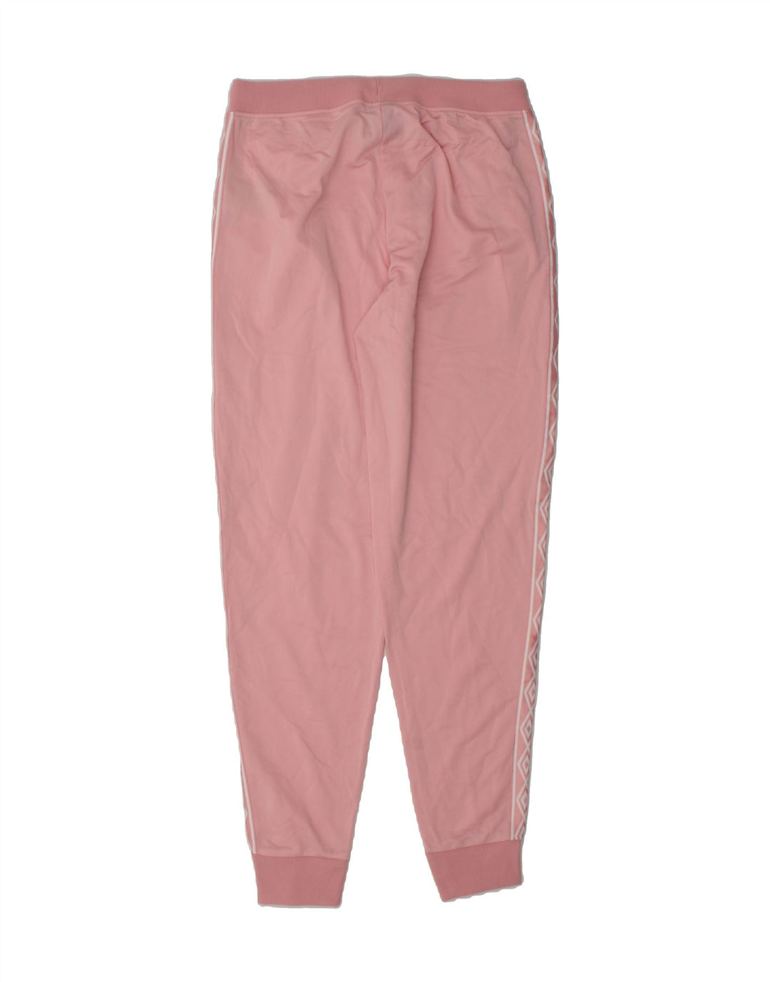 UMBRO Womens Graphic Tracksuit Trousers Joggers UK 14 Medium Pink Vintage Umbro and Second-Hand Umbro from Messina Hembry 
