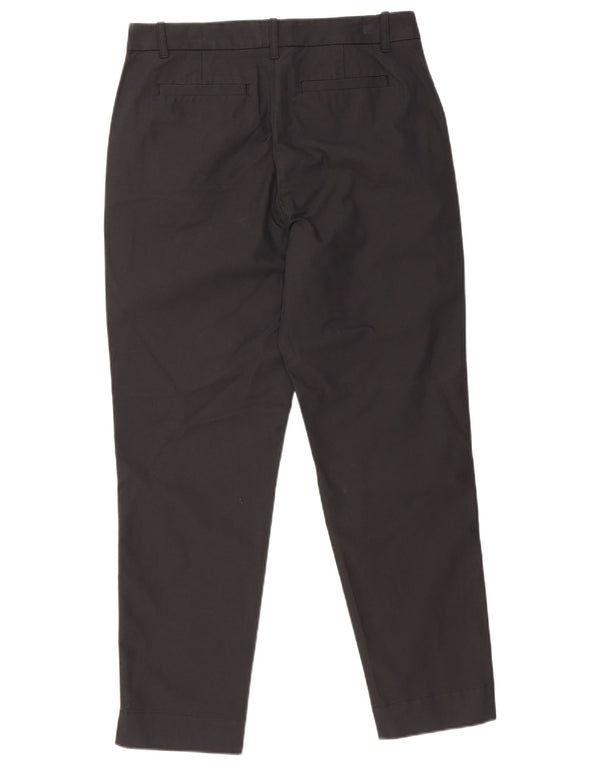 Marks & Spencer Damen-Chinohose mit hoher Taille, UK 12, M, W30, L27, Schwarz