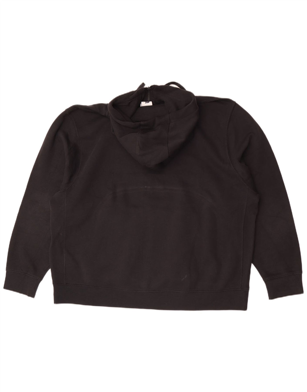 Nike Herren-Kapuzenpullover mit Reißverschluss, 2XL, schwarze Baumwolle
