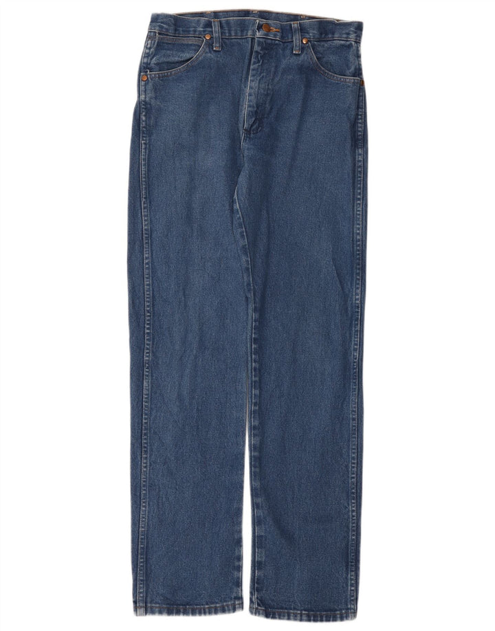 Wrangler Herren Straight Jeans W32 L34 Blaue Baumwolle
