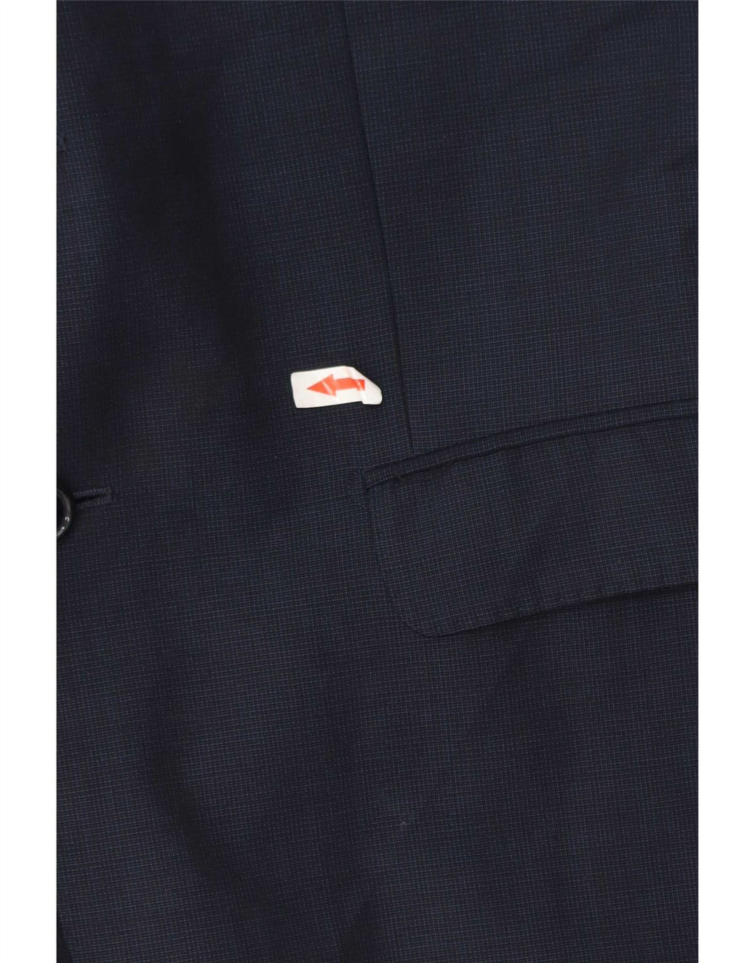 Massimo Dutti Herren-Blazer mit 2 Knöpfen, IT 48, mittelmarineblaue Wolle