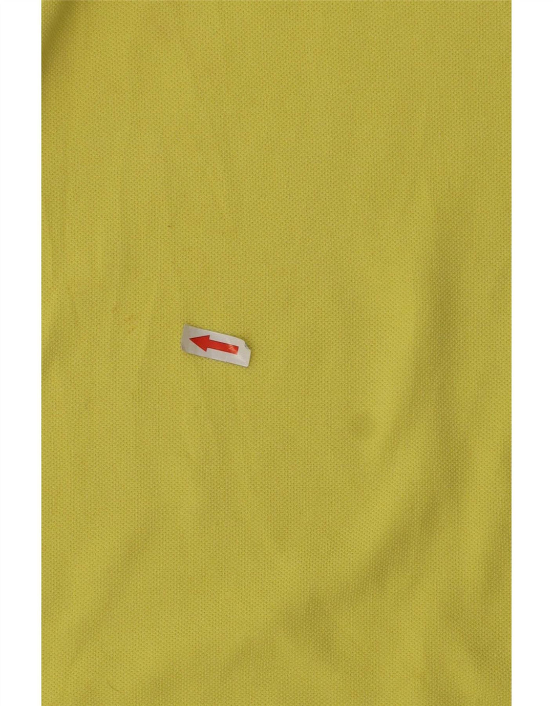 Benetton Herren Poloshirt XL Gelb Baumwolle