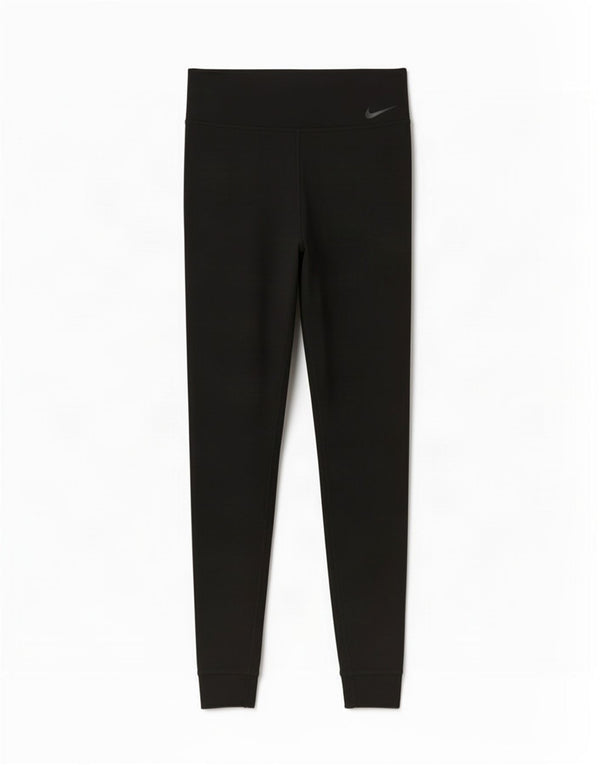 Nike Damen Dri Fit Leggings UK 14 Large Schwarz