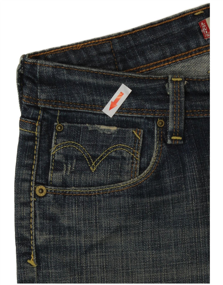 Levi's Damen 627 Straight Jeans W30 L27 Blau