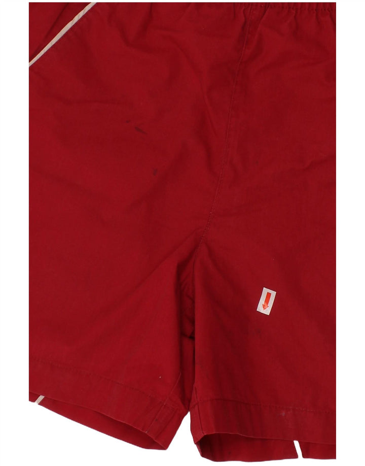 NIKE Jungen-Sportshorts mit Grafik, 8–9 Jahre, Größe S, rotes Polyester