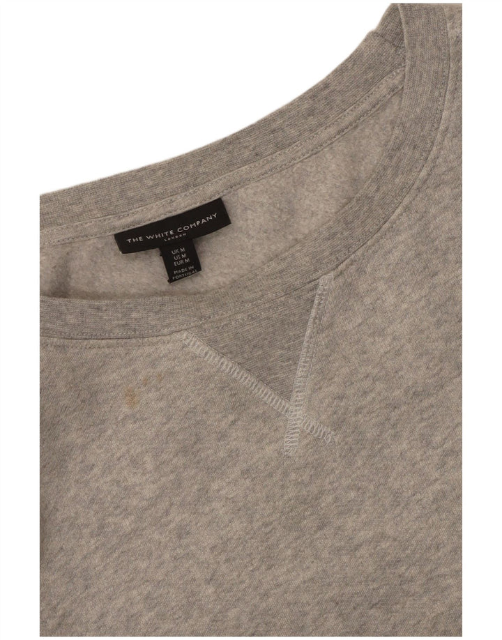 The White Company Damen-Sweatshirt-Pullover UK 14 Mittelgrau