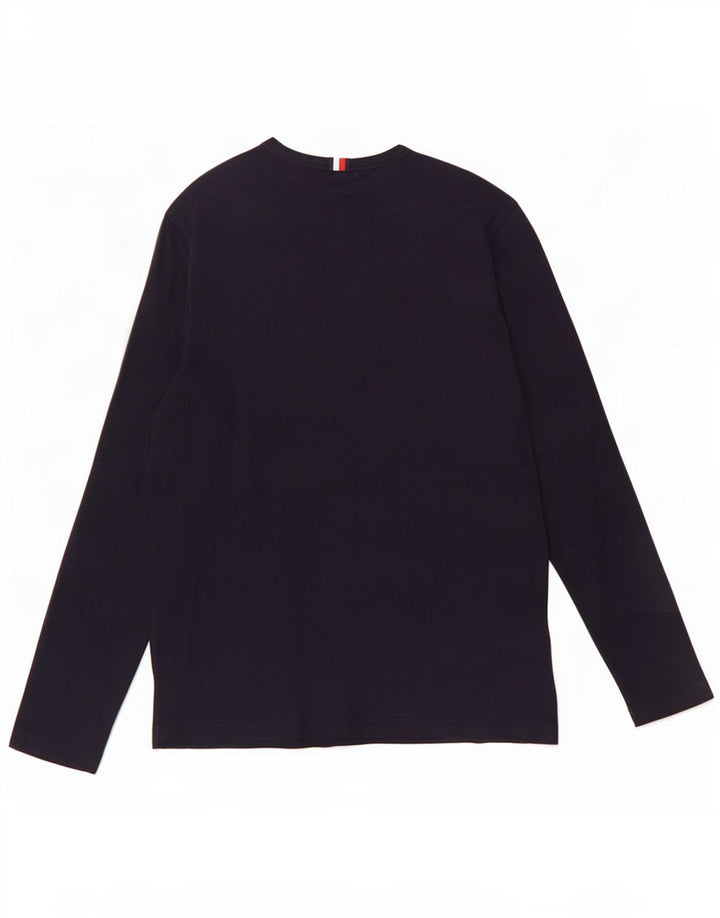 Tommy Hilfiger Herren-Top mit normaler Passform, langärmelig, groß, Marineblau