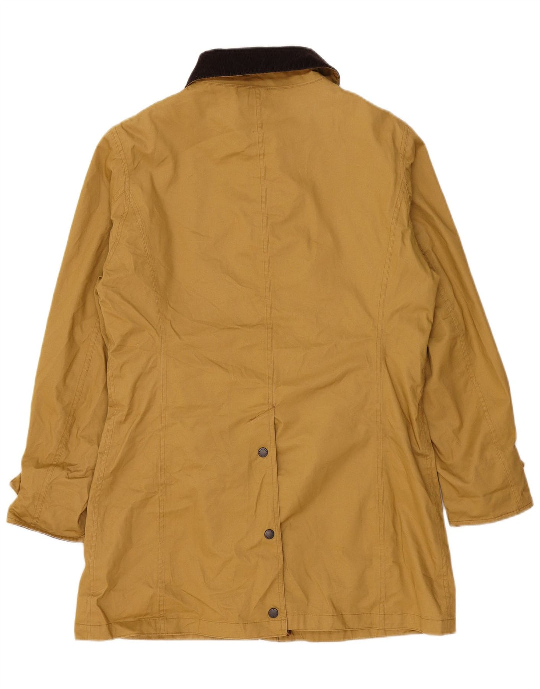 BARBOUR Damenmantel UK 16 Large Khaki Baumwolle