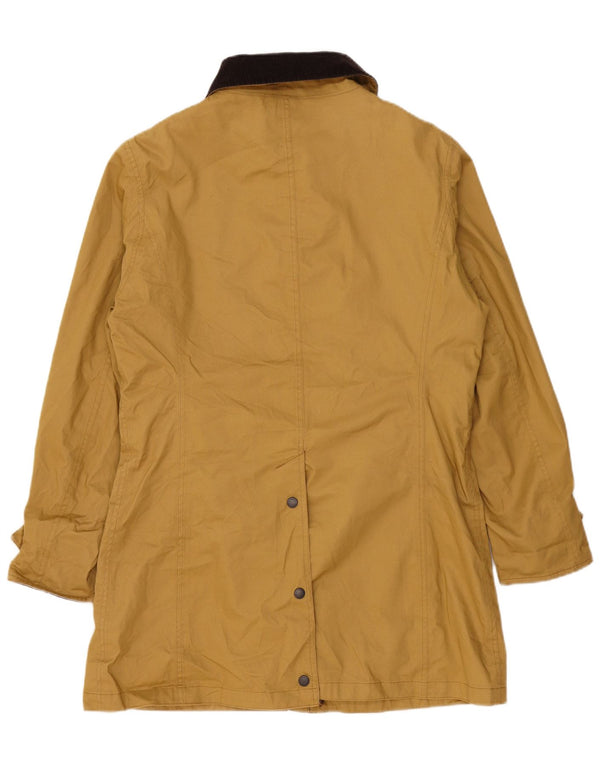 BARBOUR Damenmantel UK 16 Large Khaki Baumwolle