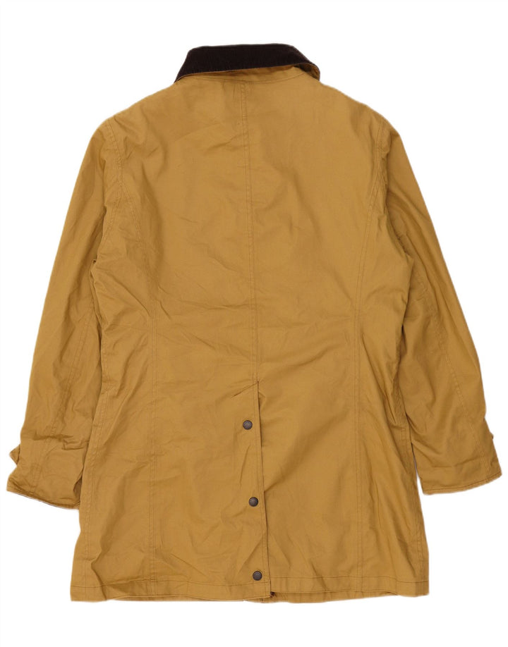 BARBOUR Damenmantel UK 16 Large Khaki Baumwolle