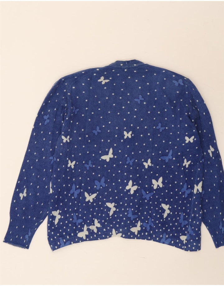 Heron Damen 2-teiliges Rockset UK 14 Medium W34 Blau gefleckter Schmetterling