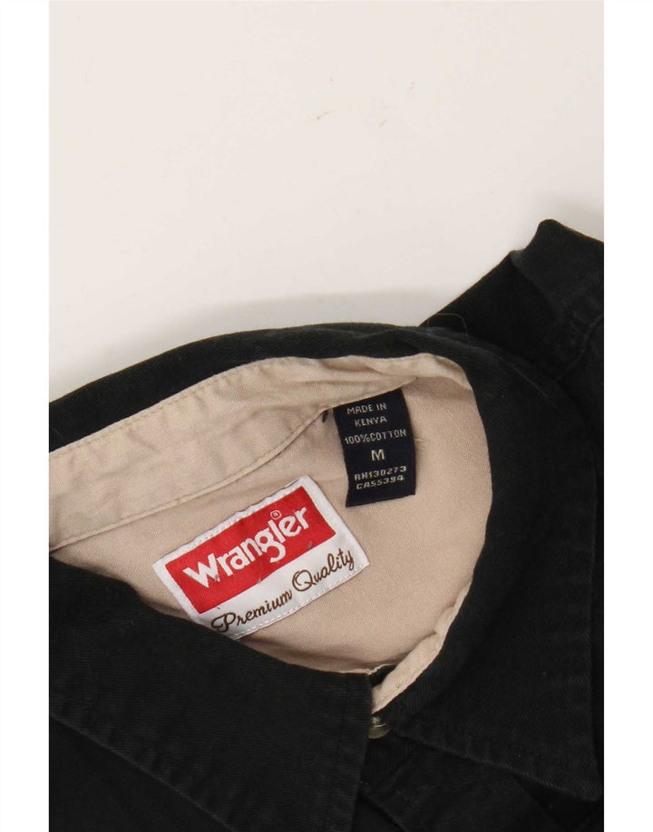 Wrangler Herrenhemd Mittelschwarze Baumwolle