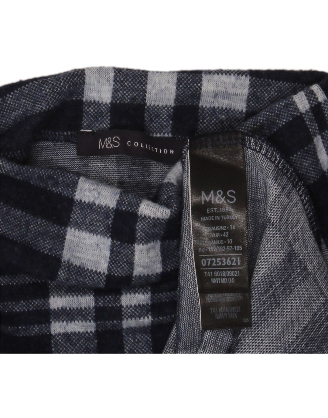 Marks & Spencer Damen-Pullover mit Rollkragen, Gr. 40, Marineblau