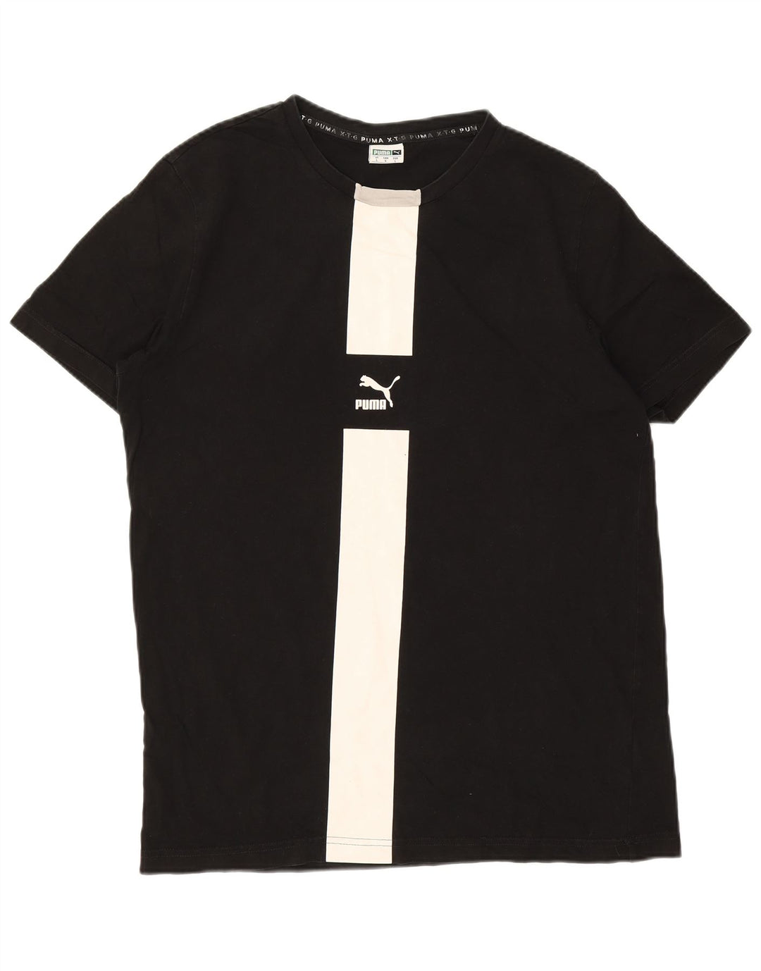 PUMA Herren T-Shirt Top Large Schwarz Colourblock
