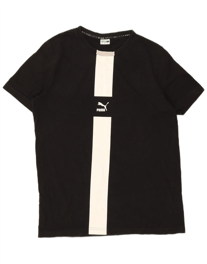 PUMA Herren T-Shirt Top Large Schwarz Colourblock