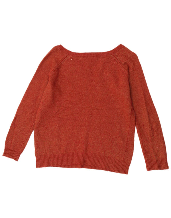Marks & Spencer Damen-Pullover mit U-Boot-Ausschnitt, UK 18, XL, Braun, Polyamid