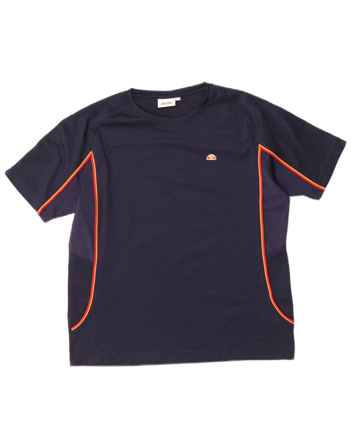 ELLESSE T-Shirt-Oberteil für Jungen, 13–14 Jahre, Marineblau, Polyester