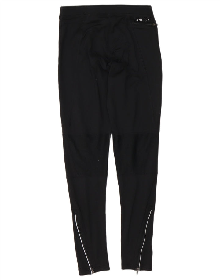 Nike Damen Dri Fit Leggings UK 8 Small Schwarz Polyester