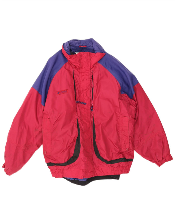 Columbia Herren-Skijacke XL, Rot, Farbblock