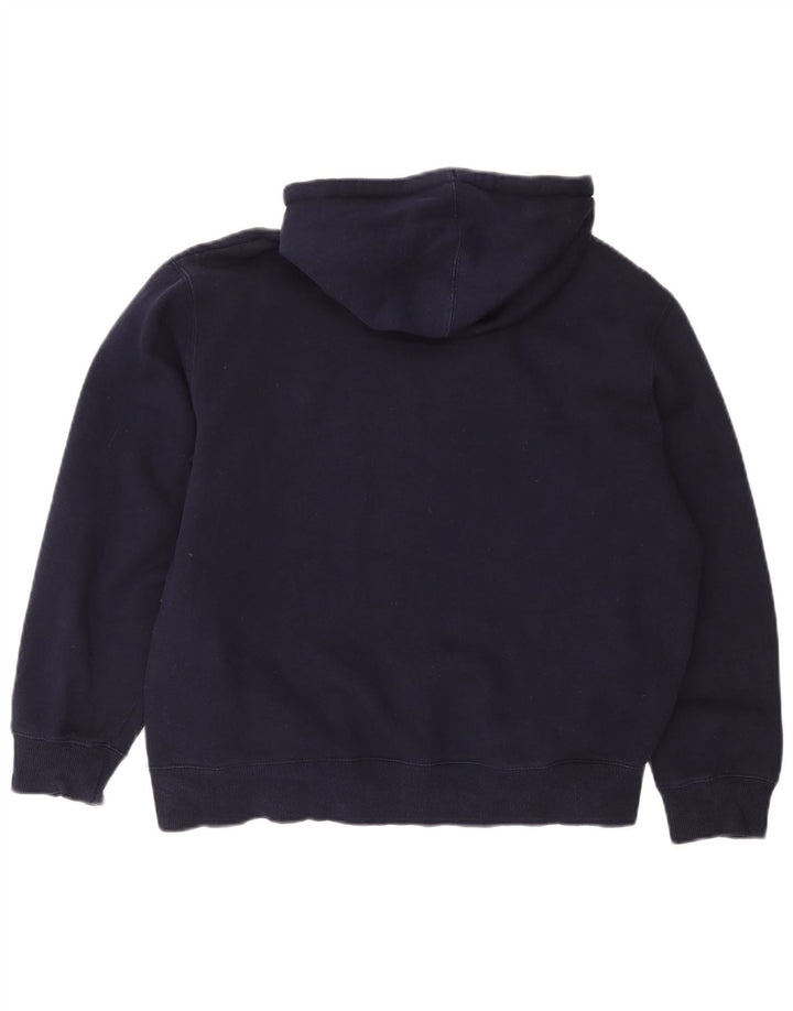 FILA Damen-Kapuzenpullover mit Grafik, UK 14, mittleres Marineblau